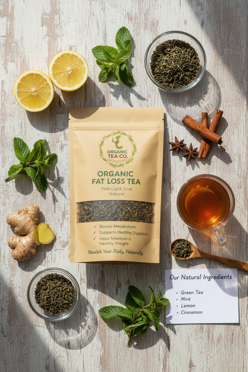 Organic Fat Loss Tea | 130 Grams 70-80 Cups